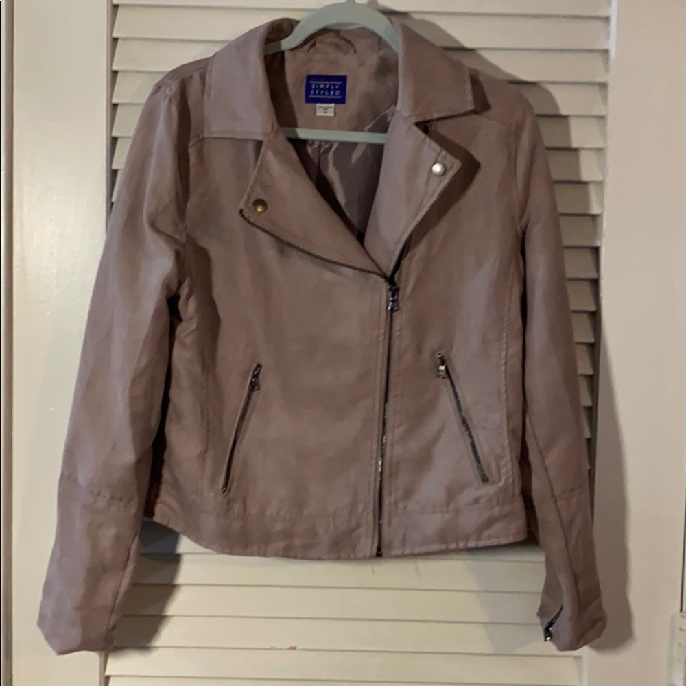 Simply Styled suede jacket Size: Large
